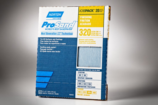 Norton 3X ProSand 9” x 11” Sanding Sheets, 320-Grit 01