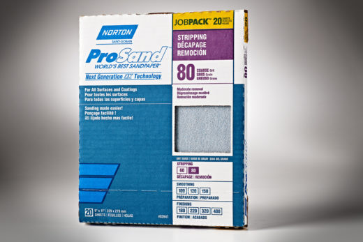 Norton 3X ProSand 9” x 11” Sanding Sheets, 80-Grit 01