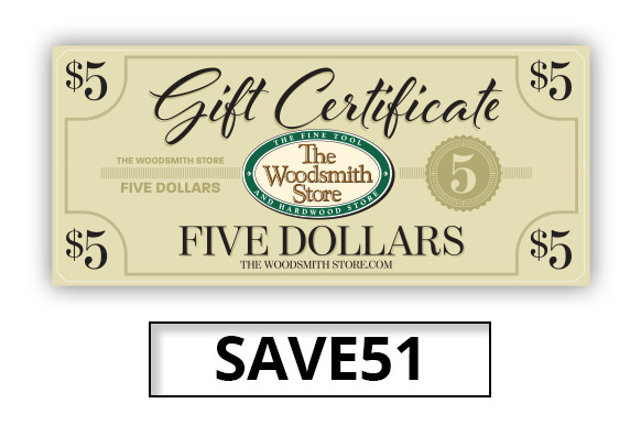 $5 Five Dollar Gift Certificate