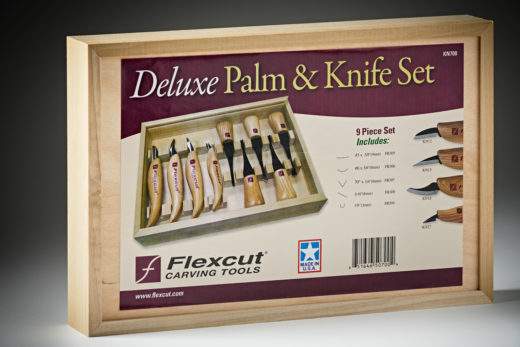 Flexcut Deluxe Palm & Knife Set #KN700-5