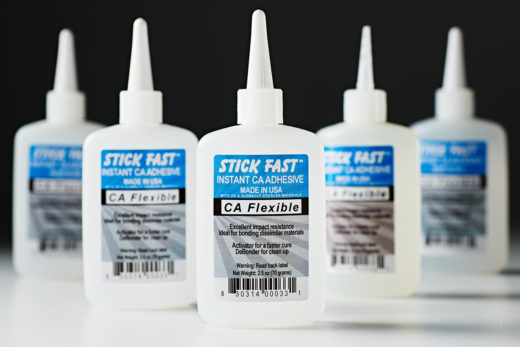 Stick Fast CA Flexible Adhesive Glue Clear 2oz 033-1