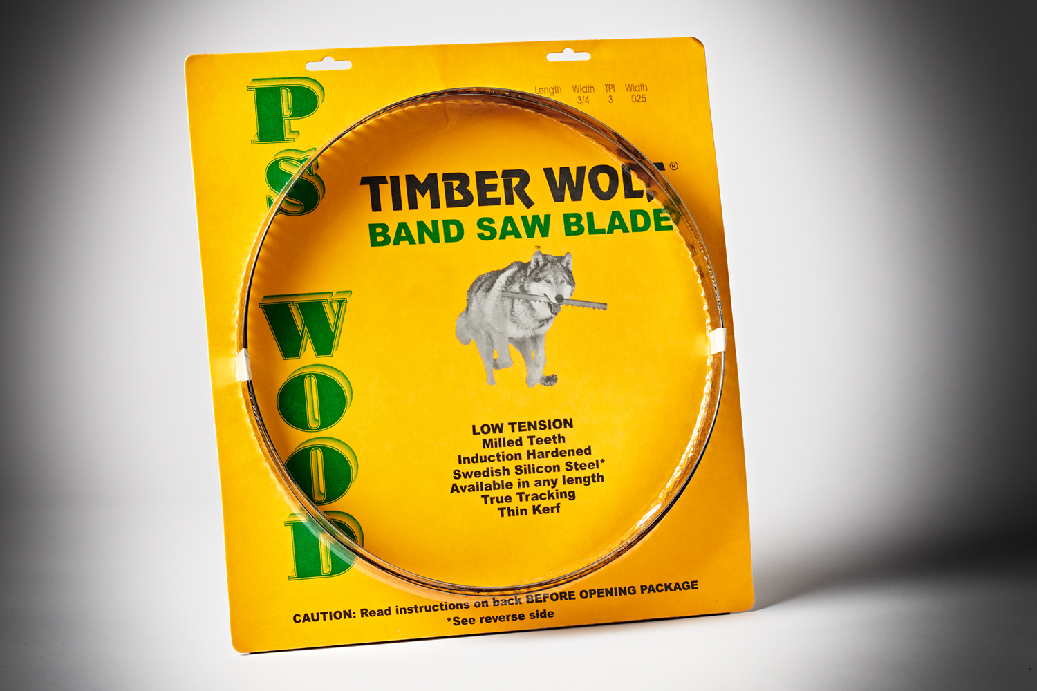 Timber Wolf Bandsaw Blade 111” 3/4” 3TPI TPC Series | The Woodsmith Store