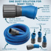 Dust Right FlexiPort Power Tool Hose Kit, 12' Fixed-Length 51170-4