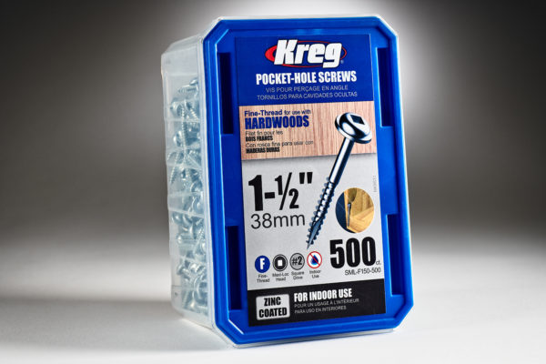 Kreg #7 x 1-12 Pocket Hole Screws, Fine-Thread, 500 ct. SML-F150 - 500-2