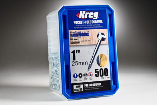 Kreg #6 x 1 Pocket Hole Screws, Fine-Thread, 500 ct. SPS-F1 - 500-2