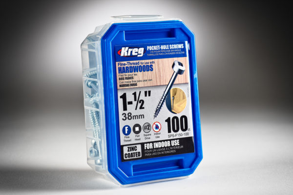 Kreg #6 x 1-12 Pocket Hole Screws, Fine-Thread, 100 ct. SPS-F150 - 100-2
