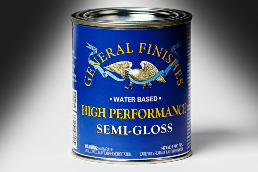 General Finishes Semi-Gloss High Performance Polyurethane Water Based Topcoat