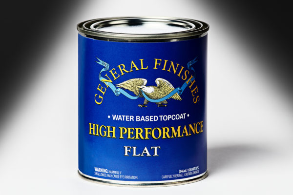 General Finishes Flat High Performance Polyurethane Water Based Topcoat
