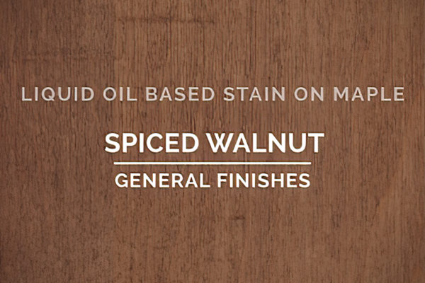 General Finishes Oil Based Penetrating Wood Stain Spiced Walnut Quart