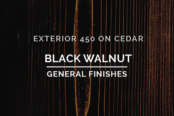 General Finishes Exterior 450 Stain Black Walnut Water Based Quart