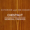 General Finishes Exterior 450 Stain Chestnut Water Based