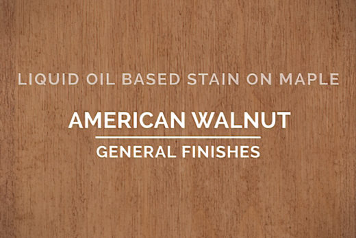 General Finishes American Walnut Oil Based Penetrating Wood Stain Quart