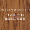 General Finishes Danish Teak Oil Based Penetrating Wood Stain Quart