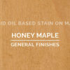 General Finishes Honey Maple Oil Based Penetrating Wood Stain Quart