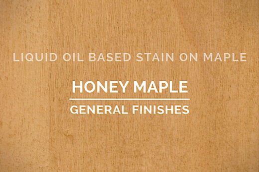General Finishes Honey Maple Oil Based Penetrating Wood Stain Quart