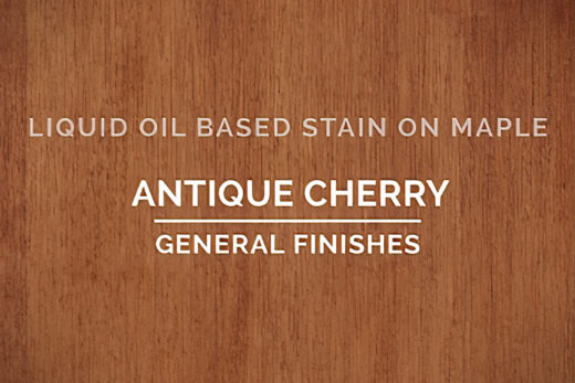 518266 General Finishes Oil Based Penetrating Wood Stain Antique Cherry Quart