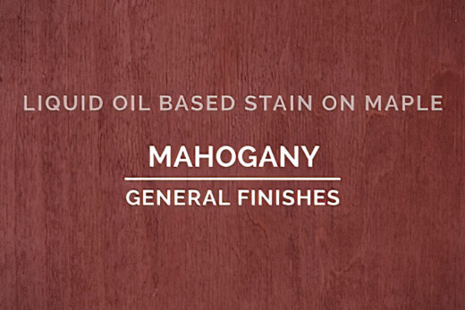General Finishes Mahogany Oil Based Penetrating Wood Stain Quart