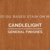 General Finishes Candlelight Oil Based Penetrating Wood Stain Quart