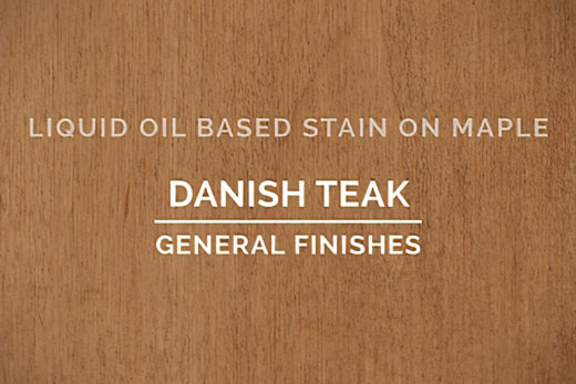 General Finishes Danish Teak Oil Based Penetrating Wood Stain Quart