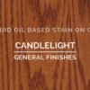 General Finishes Candlelight Oil Based Penetrating Wood Stain Quart