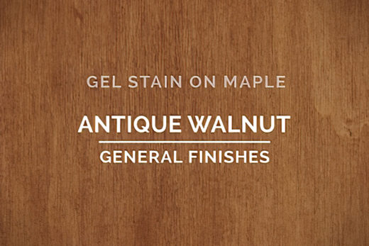 General Finishes Antique Walnut Gel Stain Oil Based
