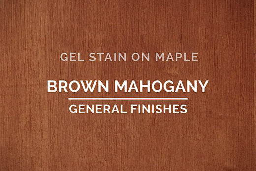 General Finishes Brown Mahogany Gel Stain Oil Based