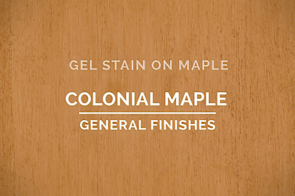 General Finishes Colonial Maple Gel Stain Oil Based