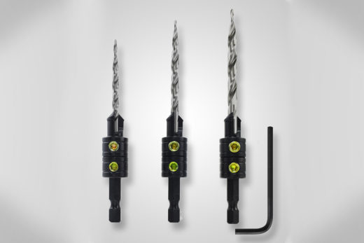 Snappy™ 3 Pc. Tapered Drill Countersink Set