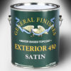 General Finishes Exterior 450 Topcoat Satin Water Based