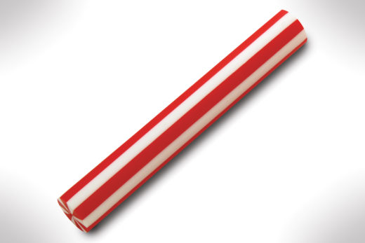 Straight Red and White Stripes 3/4 in.x 5 in. Pen Blank WXPABC PSI