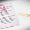 Breast Cancer Awareness Clip in 24kt Gold PKBCLIP24