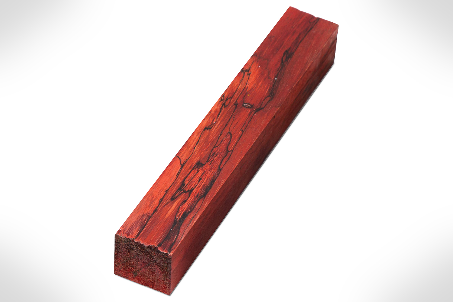 Spalted Tamarind Red 3/4 in. x 3/4 in. x 5 in. Pen Blank WXPR14X2 PSI