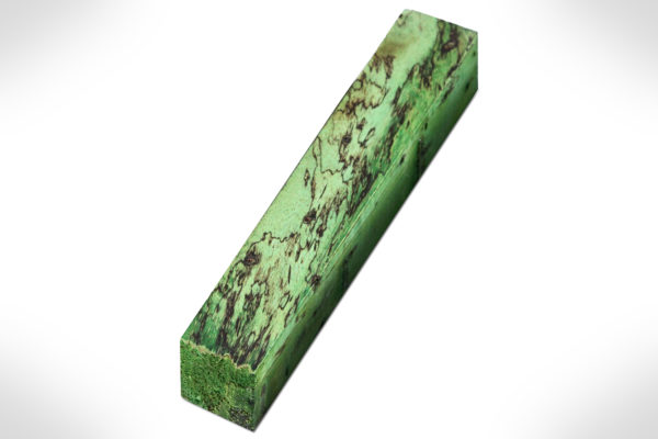Spalted Tamarind Lime Green 3/4 in. x 3/4 in. x 5 in. Pen Blank WXPR14X4 PSI