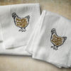 Naughty Chickens Lay Deviled Eggs Flour Sack Towel