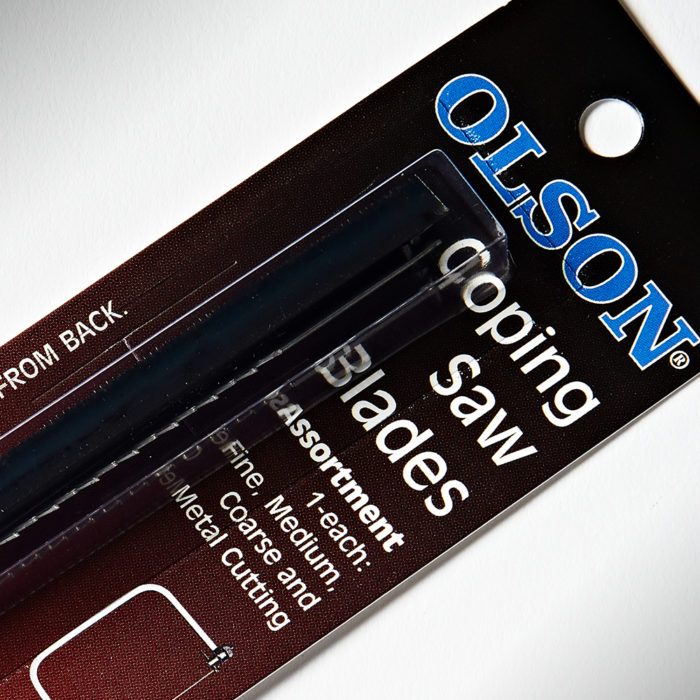 Olson 4pk Coping Saw Blades 6-1/2″ Long | The Woodsmith Store