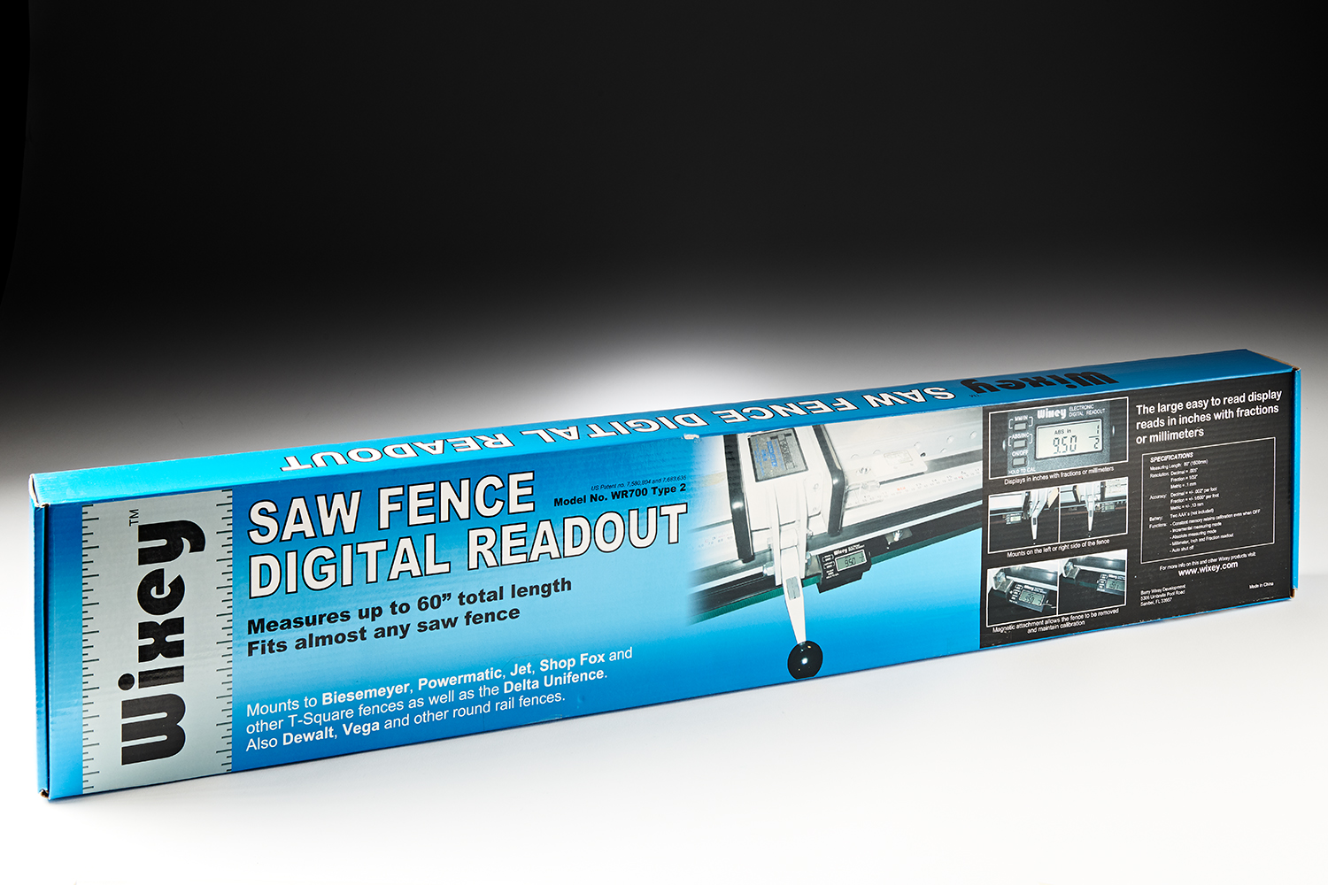 Digital Readout 1500mm/ 60" Saw Guillotine Fence DRO WR700 Large LCD Display 