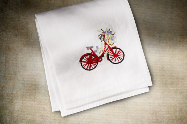 Bikes Flower Sack Towel