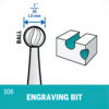Dremel 106 1/16" Engraving Bit 106