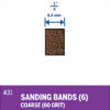Dremel 431 1/4" 60 Grit Sanding Bands 431