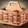 Troyer Baskets Caddy Basket With Lazy Susan