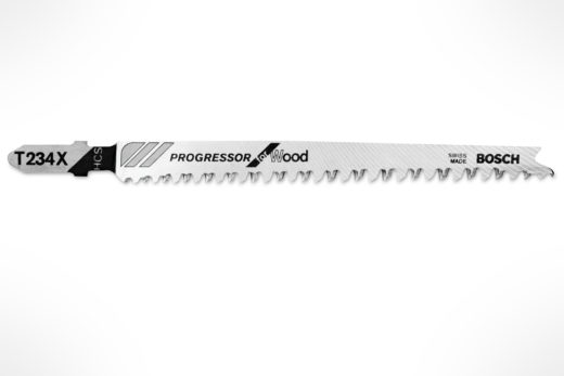 Bosch 5 pc. 4-1/2" 8-12 TPI Progressor for Wood T-Shank Jig Saw Blades T234X