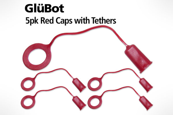 FastCap GluBot Red Caps 5 pk GB.RCAP