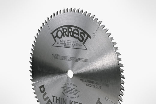 222430 Forrest 10" Duraline Hi A/T 80-Tooth Saw Blade, Thin Kerf