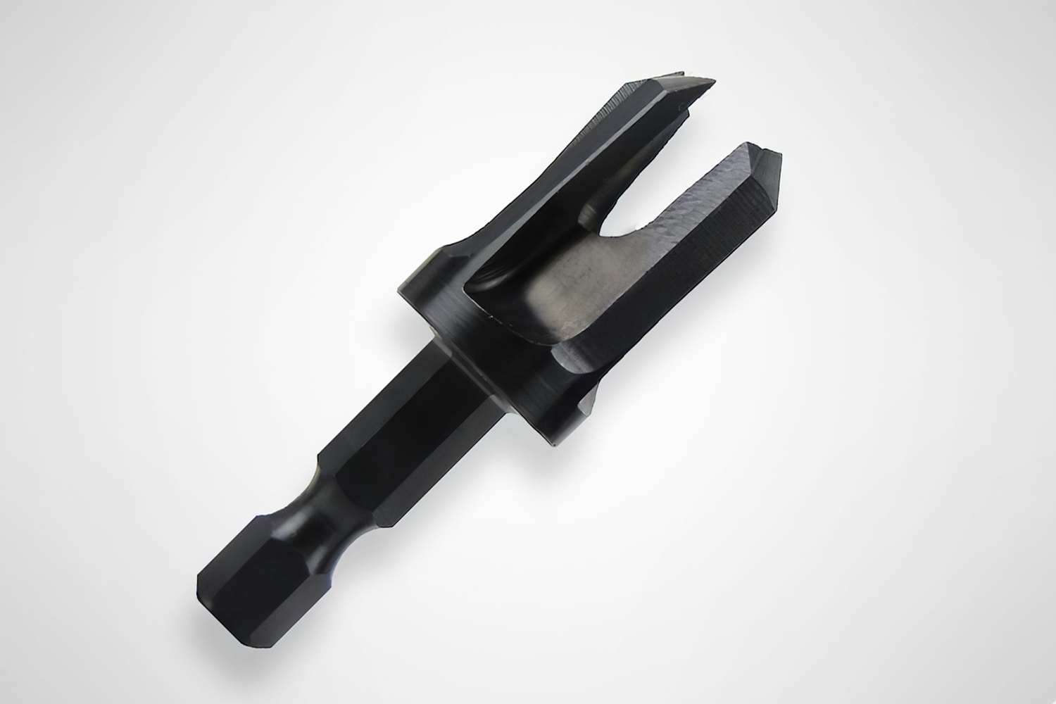 Snappy 5/8" Tapered Plug Cutter With 3/8" Hex Shank – Made In USA, Chamfered