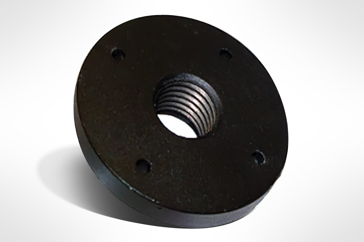3pc HD Steel Faceplate Set For Wood Lathes - 3" Faceplates For 1-1/4" X 8 TPI Spindles With Spanner Wrench